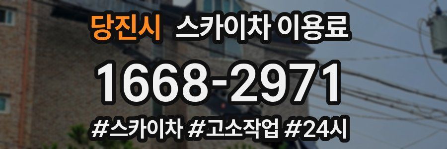 당진시 스카이차 이용료