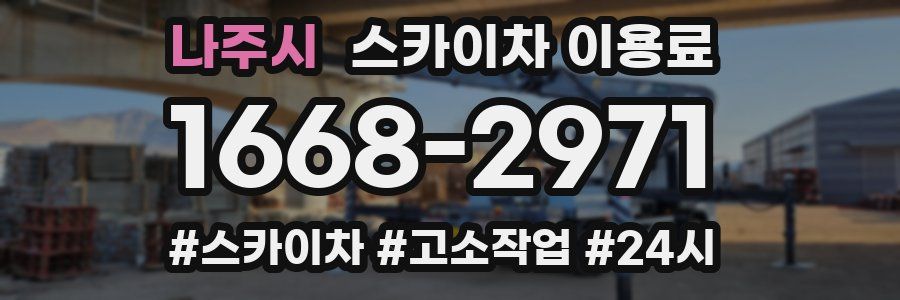 나주시 스카이차 이용료