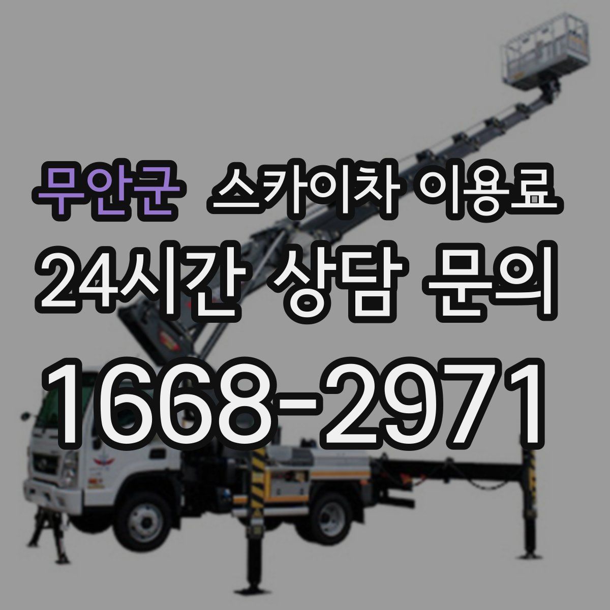 무안군 스카이차 이용료
