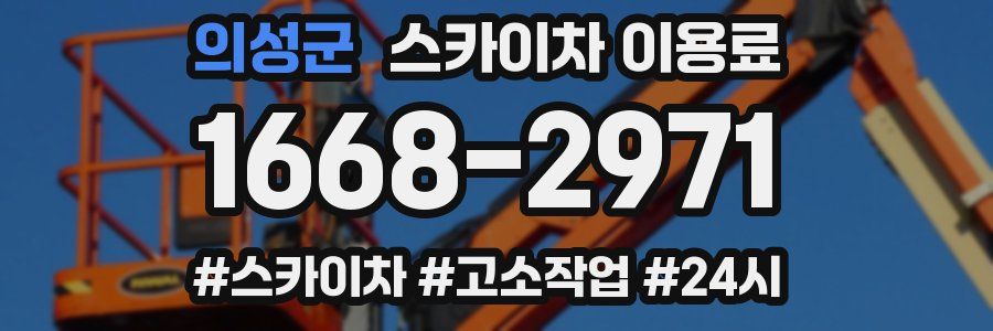 의성군 스카이차 이용료