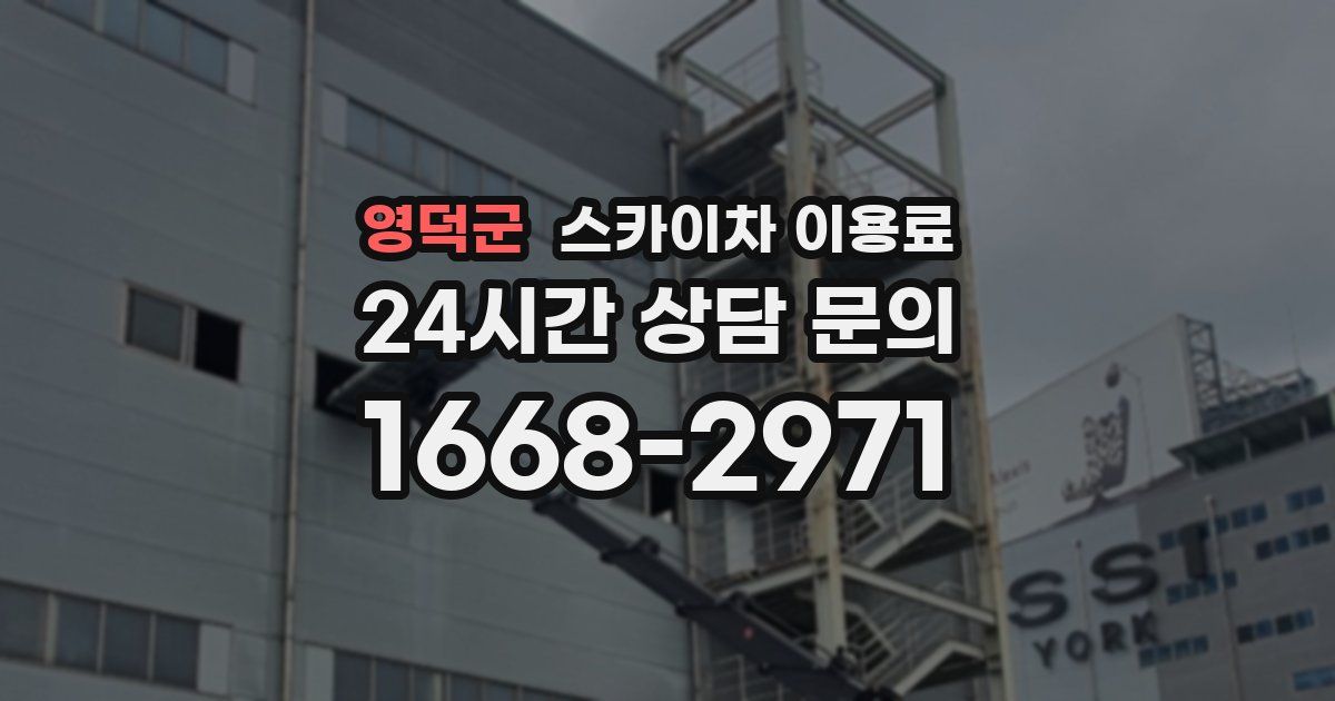 영덕군 스카이차 이용료