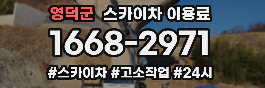 영덕군 스카이차 이용료