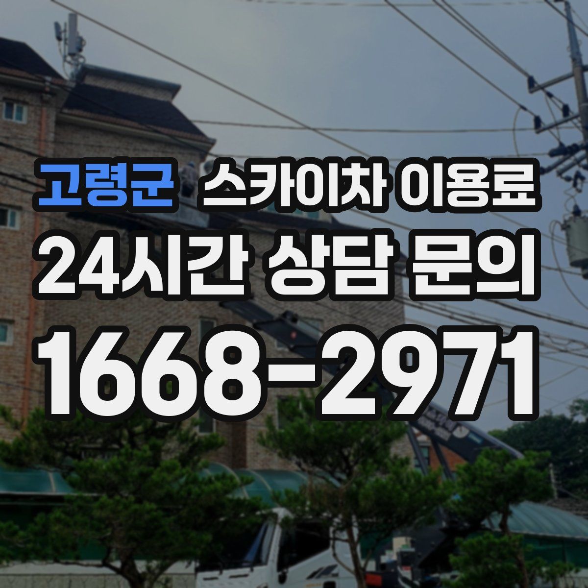 고령군 스카이차 이용료