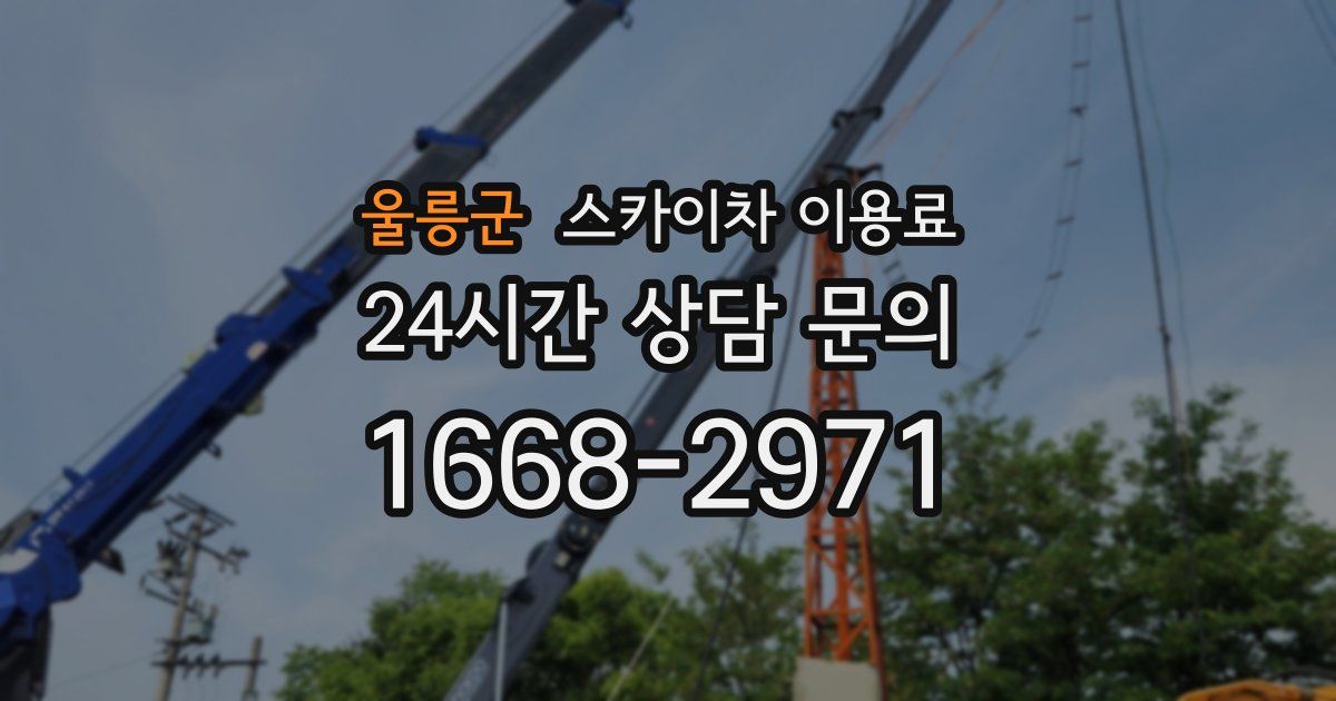 울릉군 스카이차 이용료