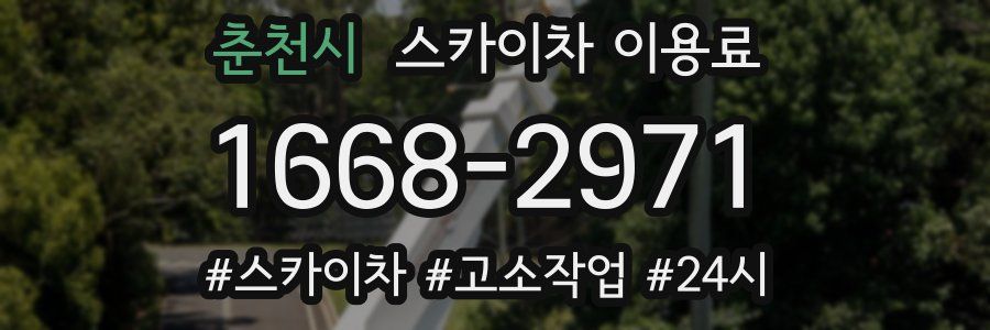 춘천시 스카이차 이용료