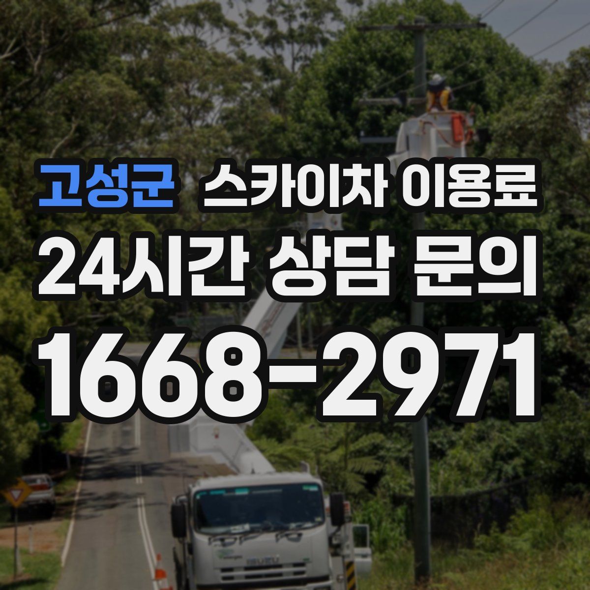 고성군 스카이차 이용료
