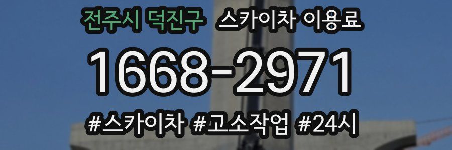 전주시 덕진구 스카이차 이용료