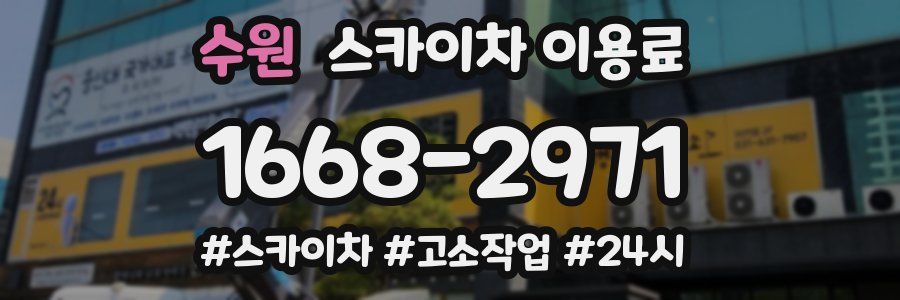 수원 스카이차 이용료