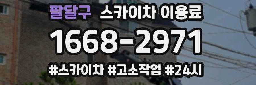 팔달구 스카이차 이용료