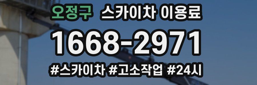 오정구 스카이차 이용료