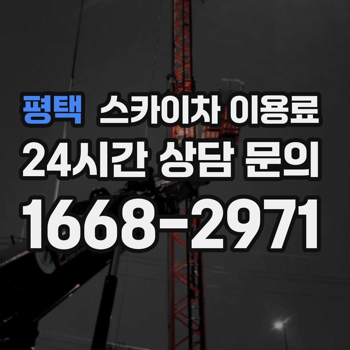 평택 스카이차 이용료