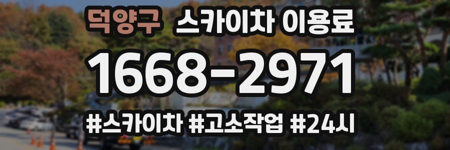 덕양구 스카이차 이용료