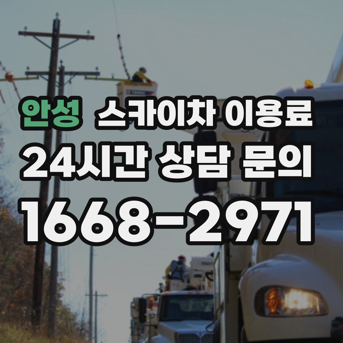안성 스카이차 이용료