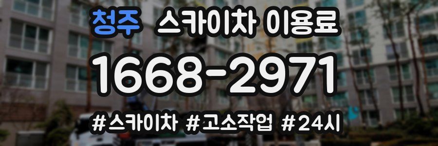 청주 스카이차 이용료