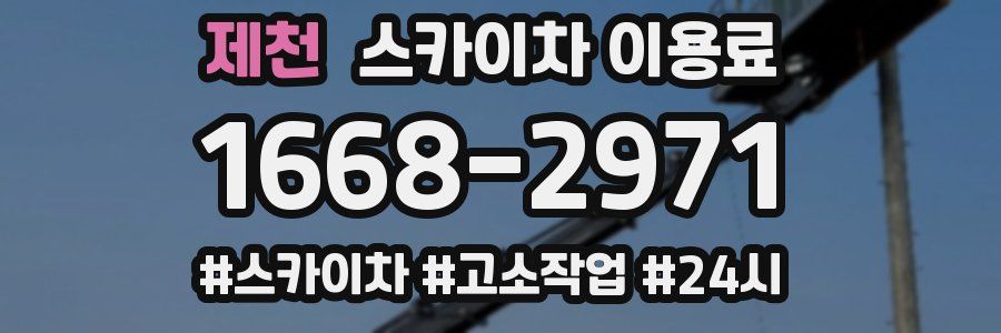제천 스카이차 이용료