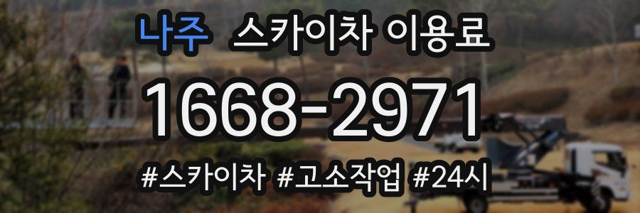 나주 스카이차 이용료