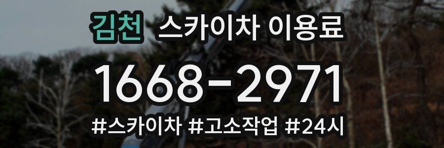김천 스카이차 이용료