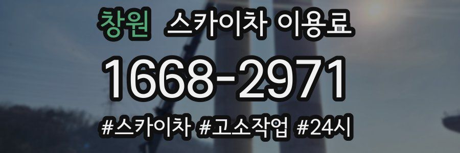 창원 스카이차 이용료