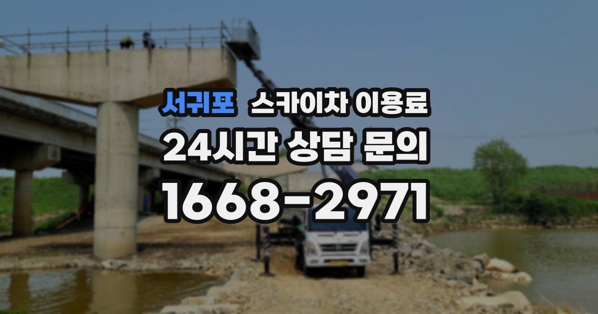 서귀포 스카이차 이용료