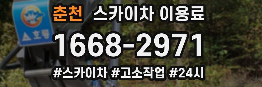 춘천 스카이차 이용료