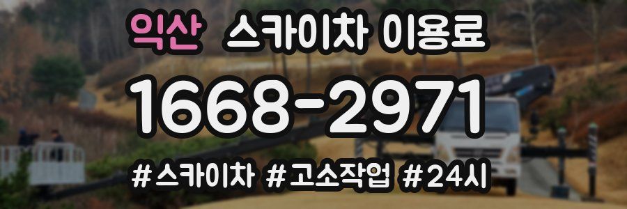 익산 스카이차 이용료