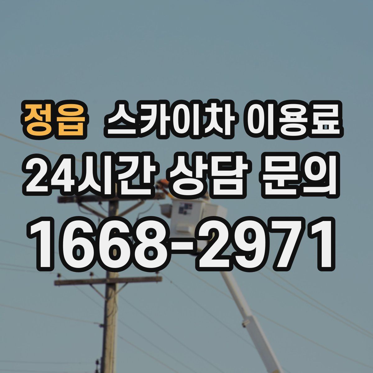 정읍 스카이차 이용료