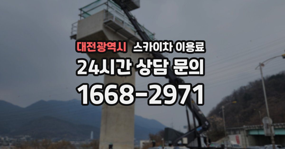 대전광역시 스카이차 이용료
