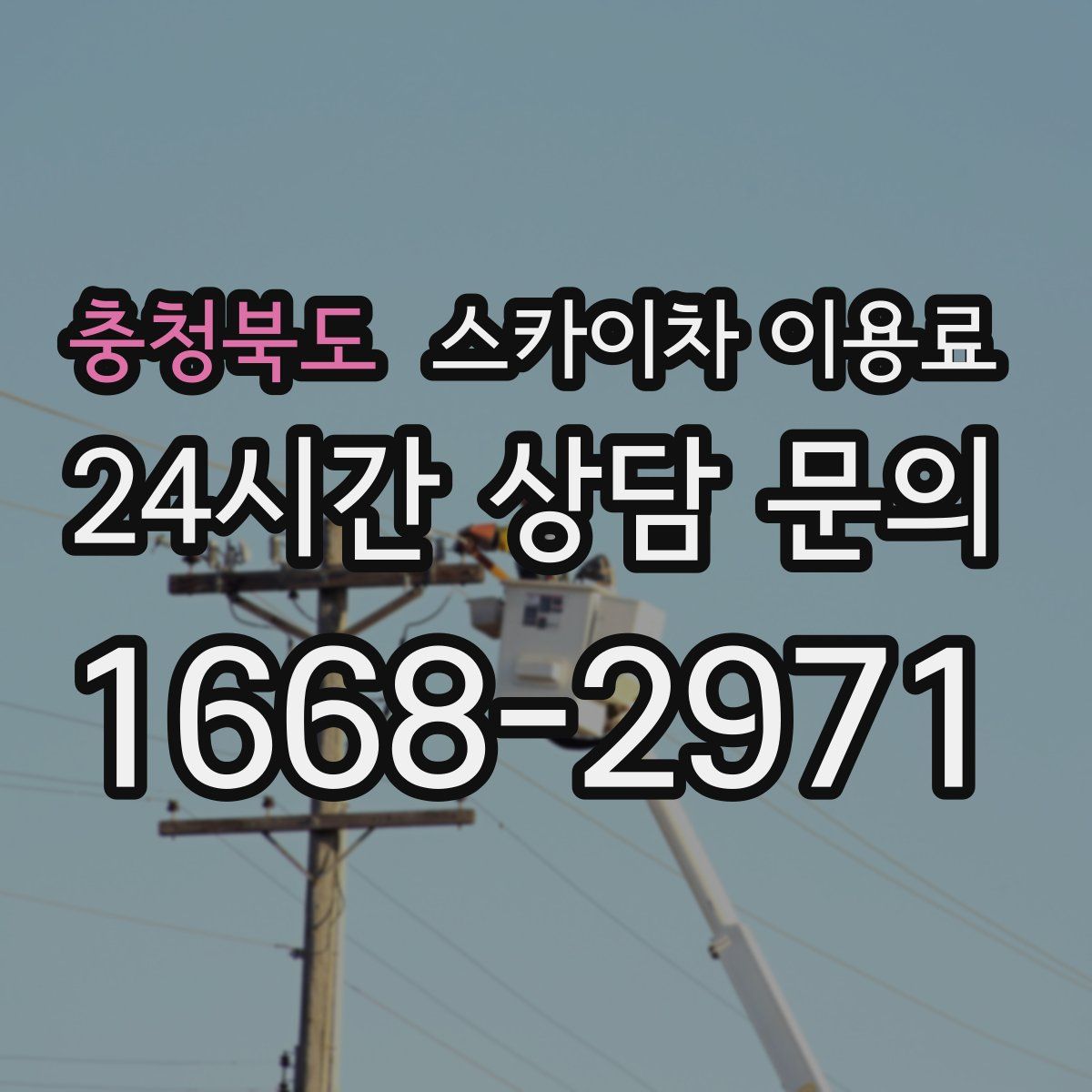 충청북도 스카이차 이용료