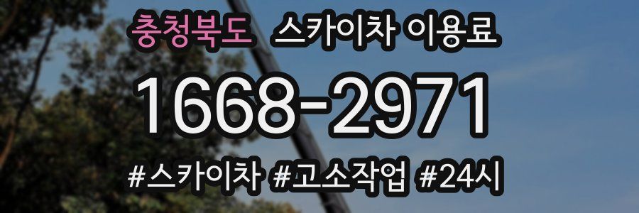 충청북도 스카이차 이용료