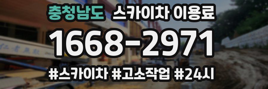 충청남도 스카이차 이용료