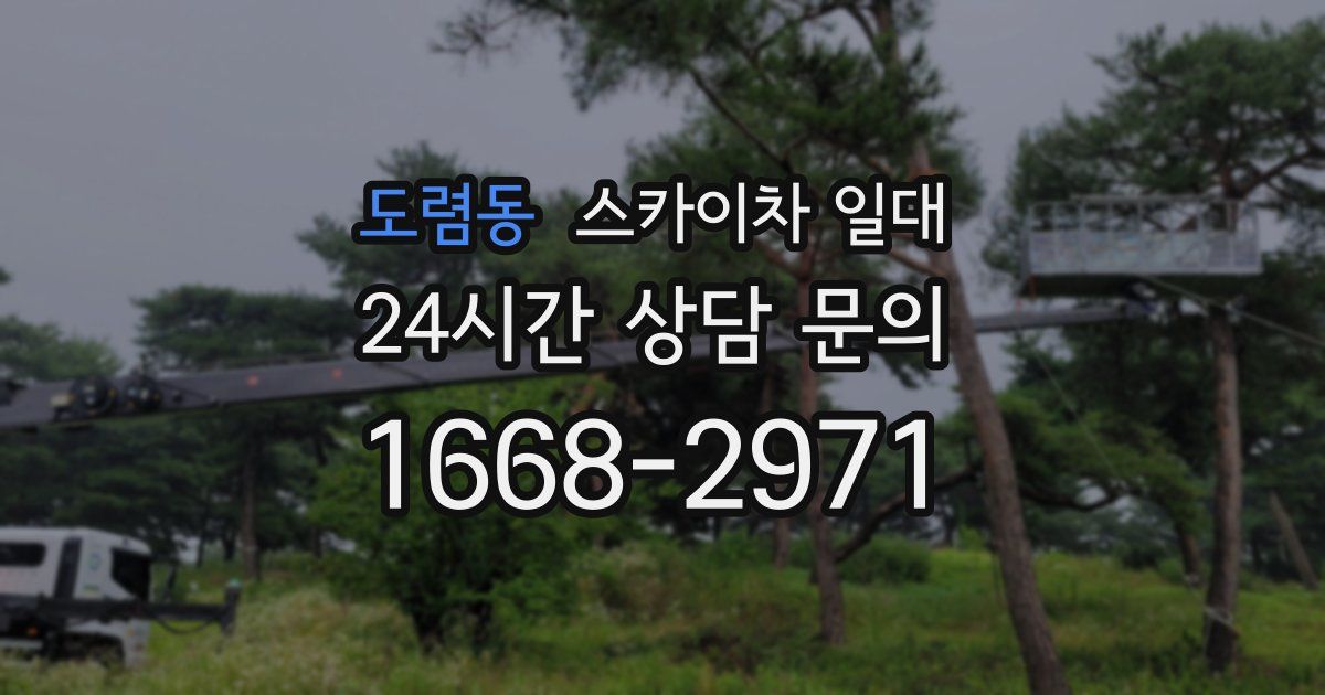 도렴동 스카이차 일대