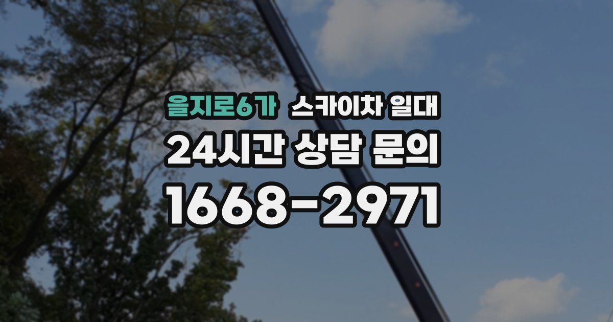 을지로6가 스카이차 일대