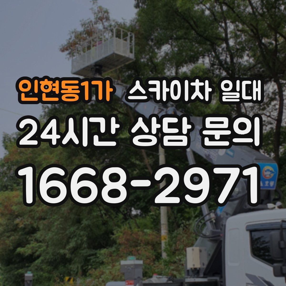 인현동1가 스카이차 일대
