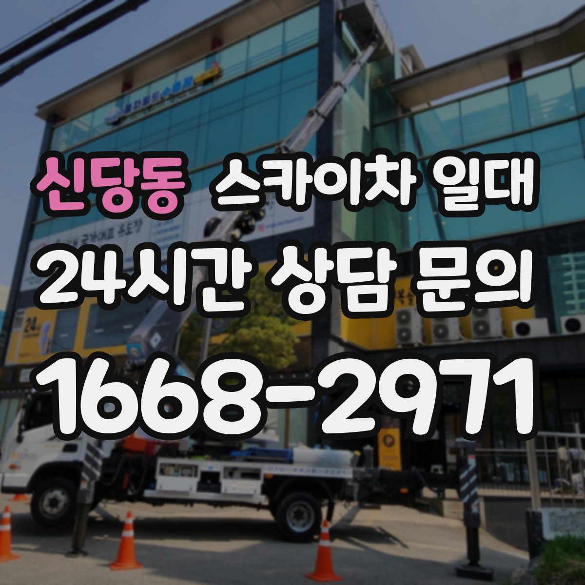 신당동 스카이차 일대