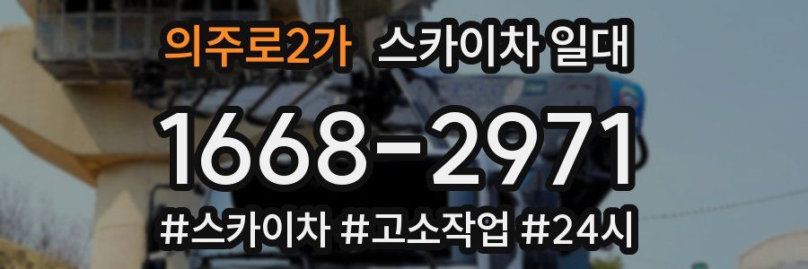 의주로2가 스카이차 일대