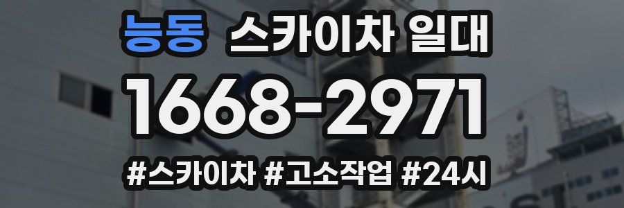 능동 스카이차 일대