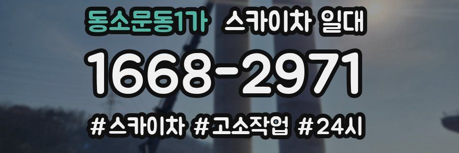 동소문동1가 스카이차 일대