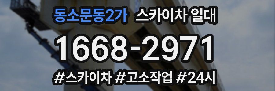 동소문동2가 스카이차 일대