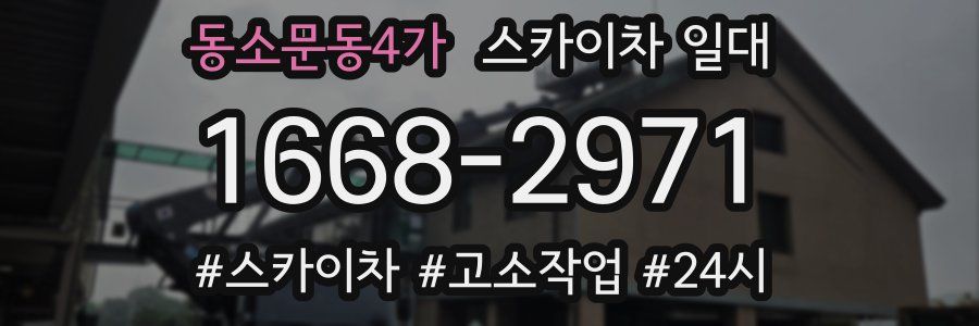 동소문동4가 스카이차 일대