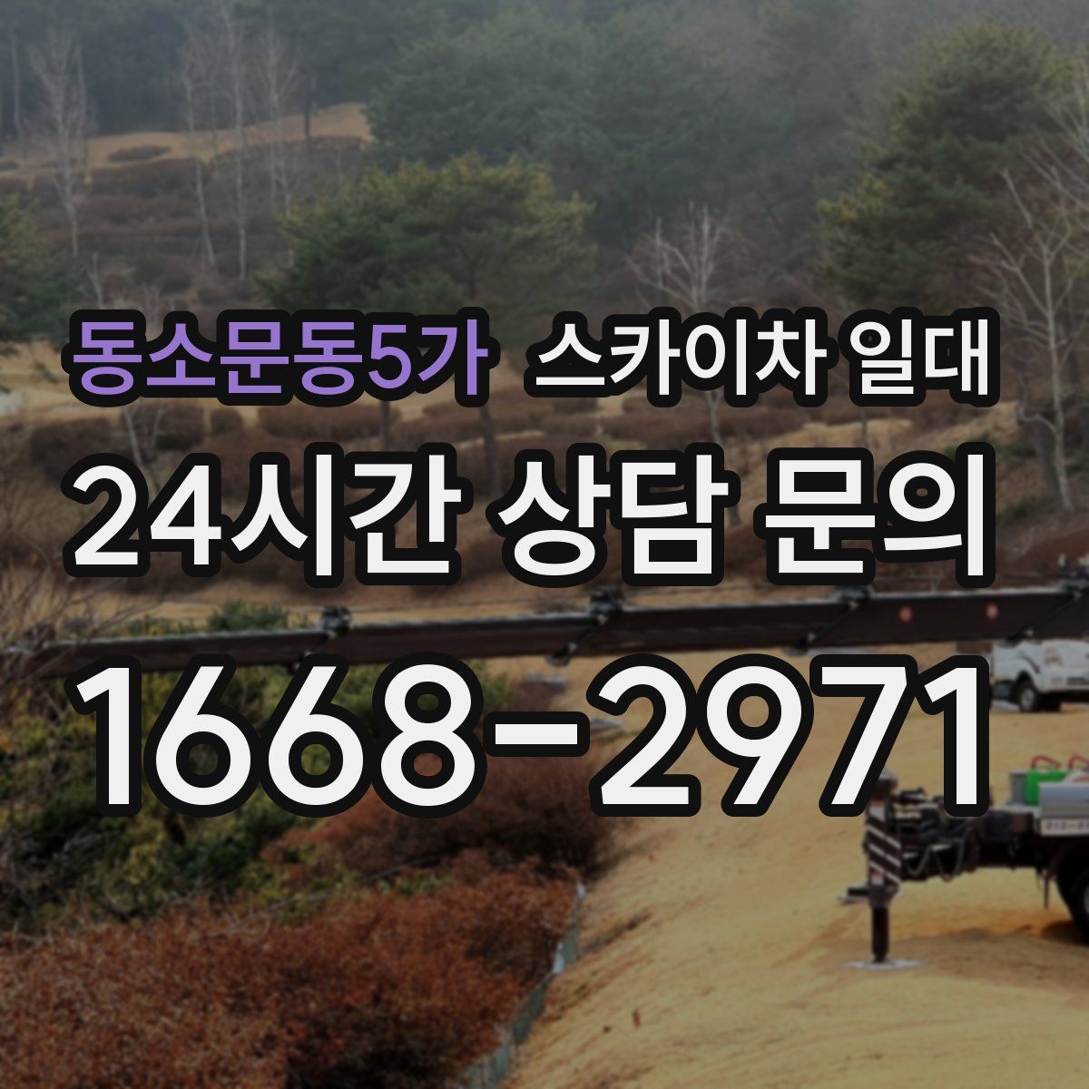 동소문동5가 스카이차 일대