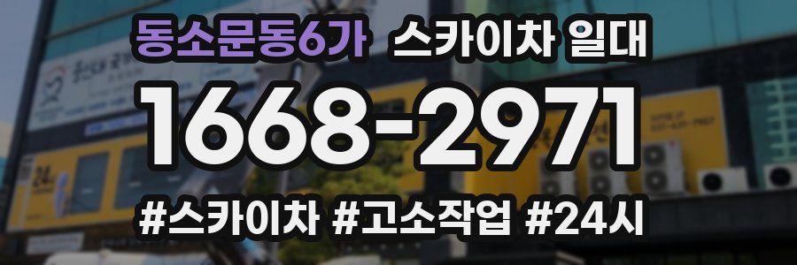 동소문동6가 스카이차 일대