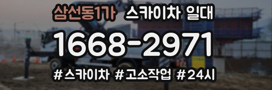 삼선동1가 스카이차 일대