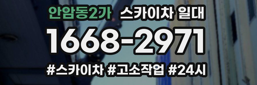 안암동2가 스카이차 일대