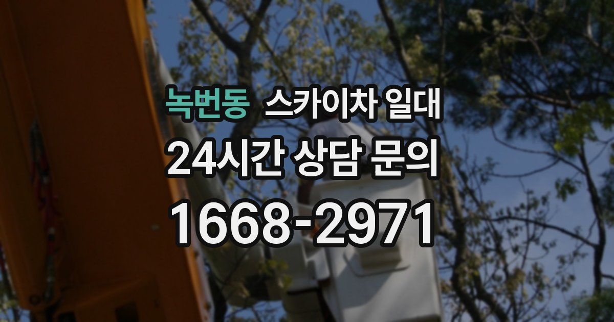 녹번동 스카이차 일대