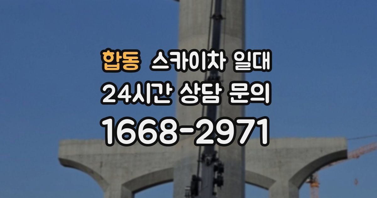 합동 스카이차 일대