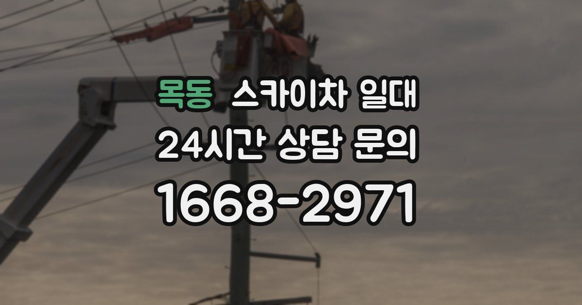 목동 스카이차 일대