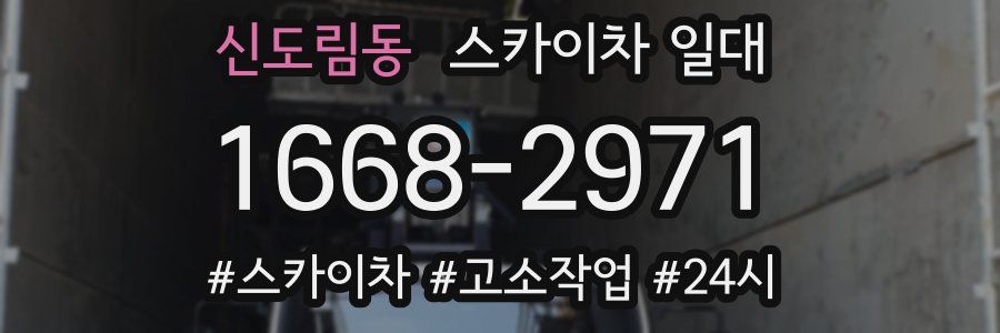 신도림동 스카이차 일대