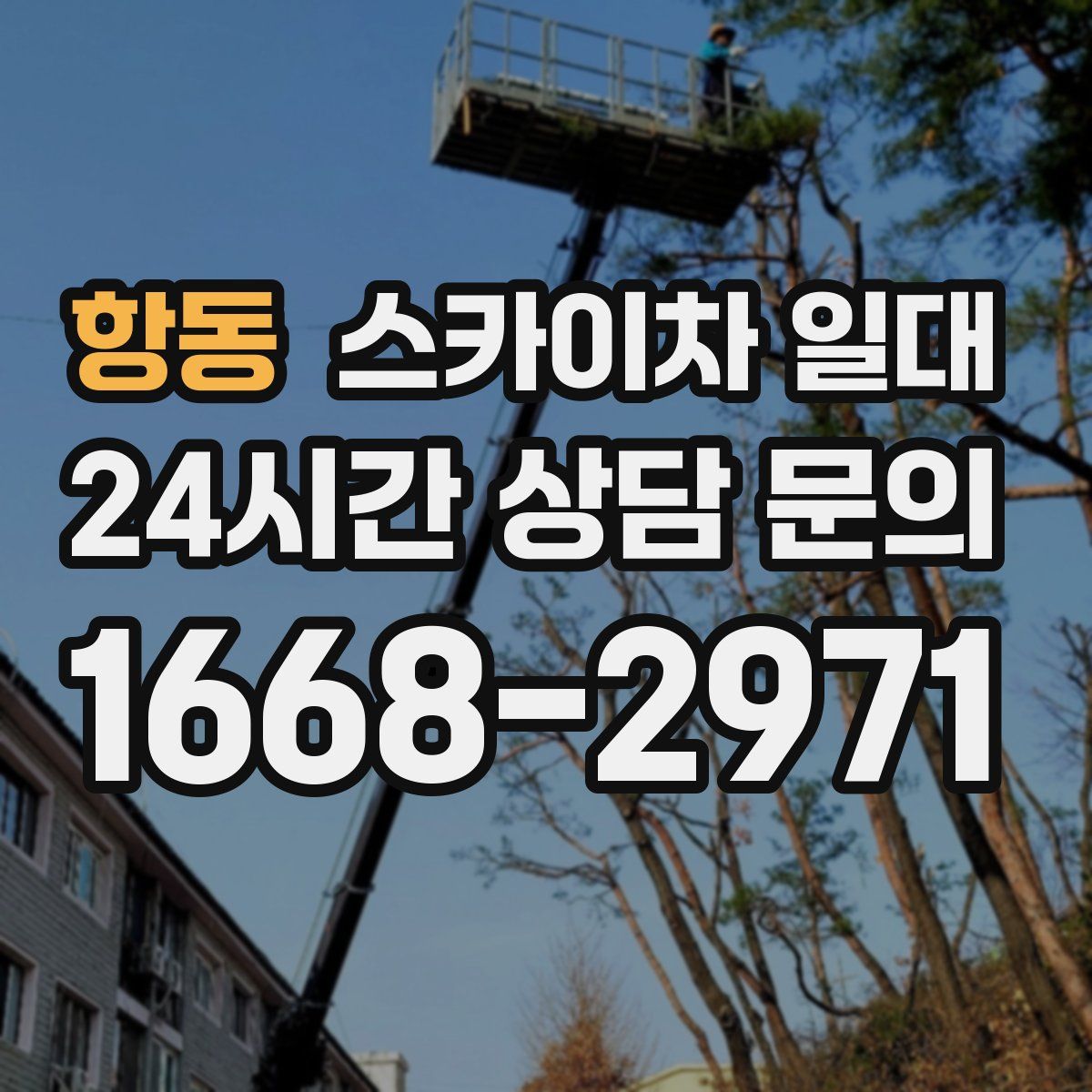 항동 스카이차 일대