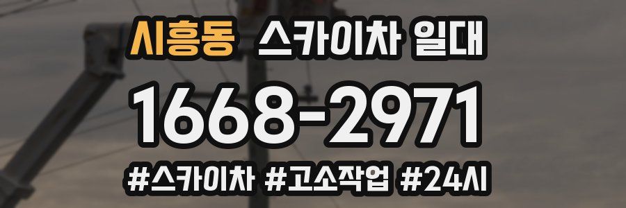 시흥동 스카이차 일대