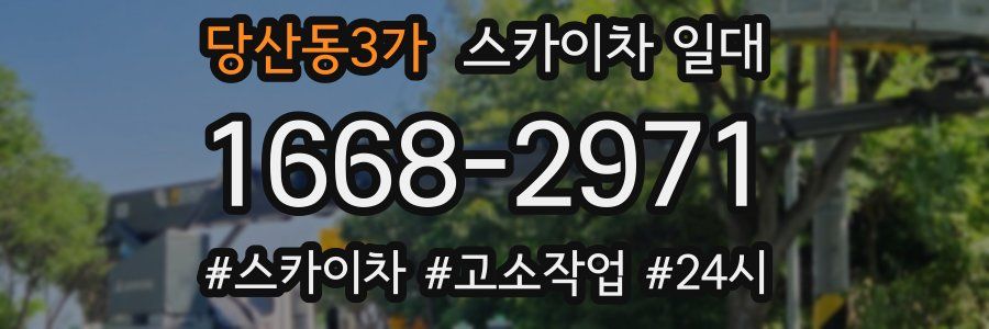 당산동3가 스카이차 일대